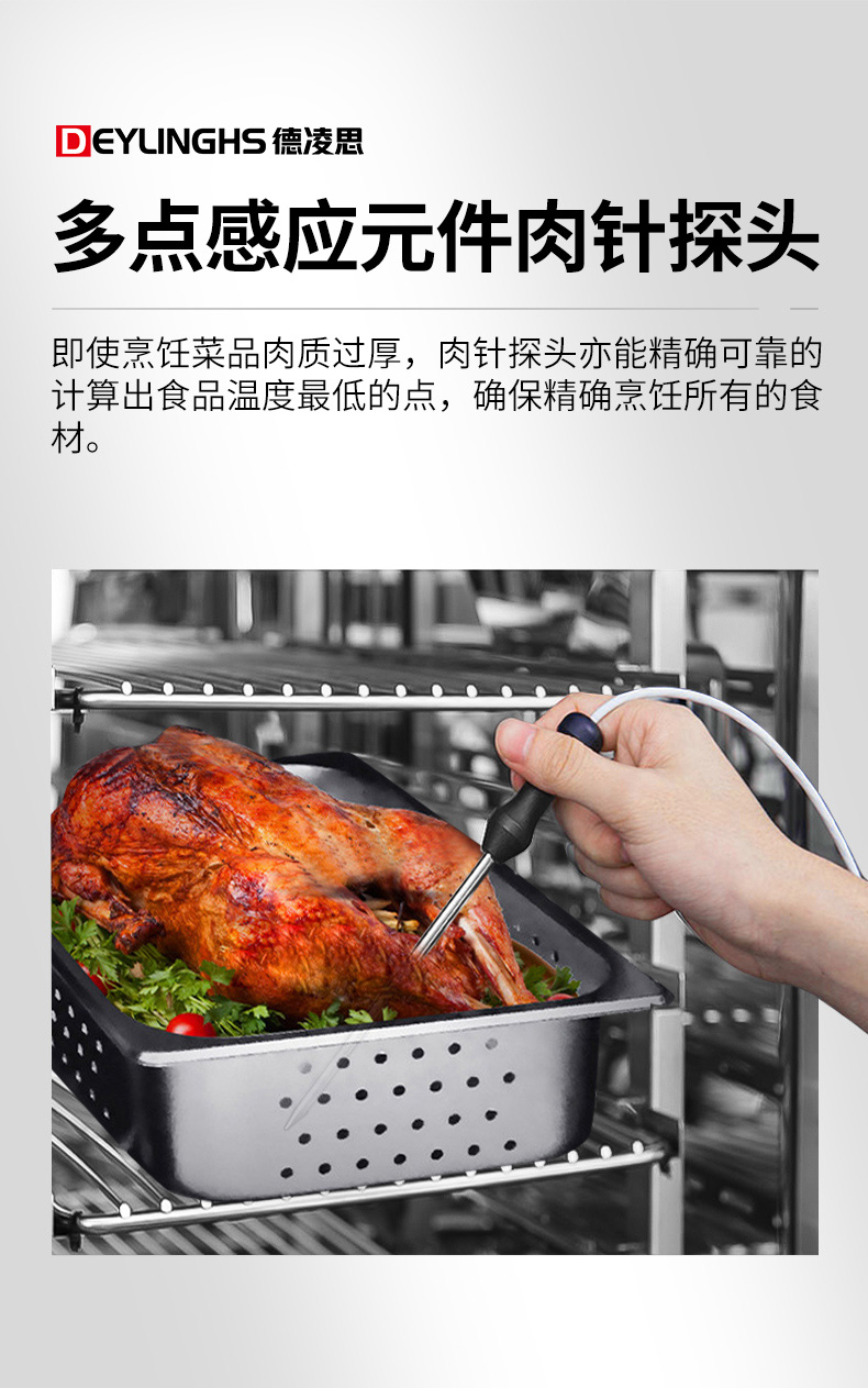 德凌思多功能蒸烤箱温控探头