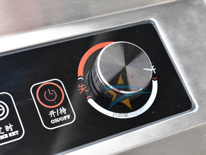 台式商用凹面电磁炉实拍图