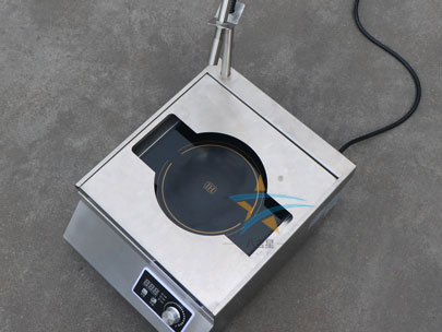 台式商用铁板烧电磁炉实拍图