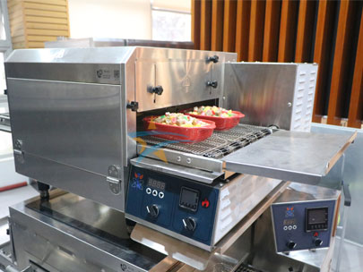 履带式电热披萨炉实拍图