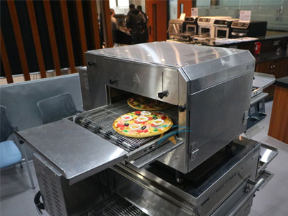 履带式电热披萨炉实拍图