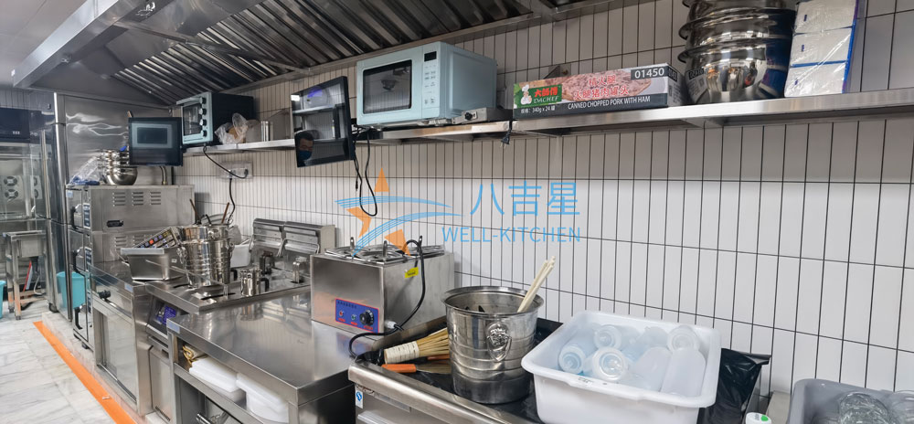 广州天河克茗冰室主厨区厨房设备