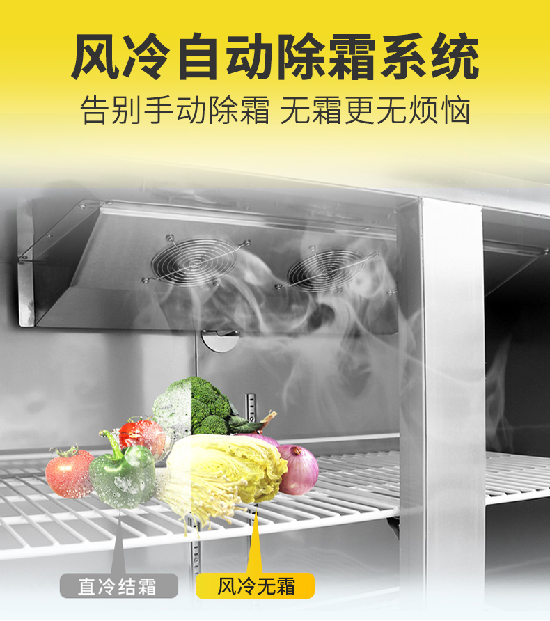 德凌思立式冷柜风冷循环系统